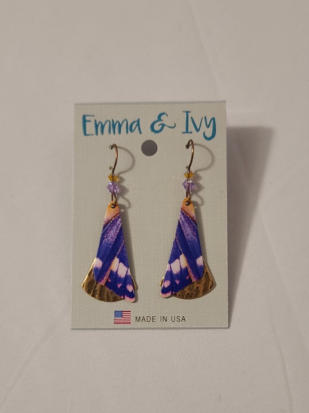 Butterfly Wing Print Earrings Emma & Ivy